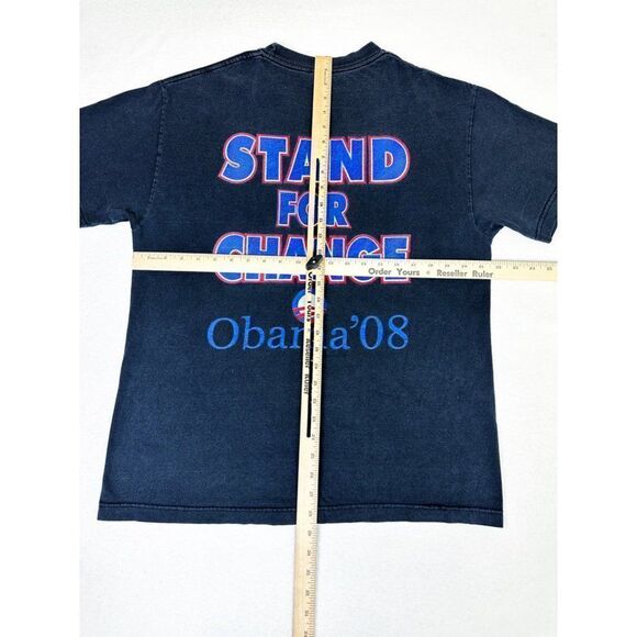 2008 President Barack Obama T-Shirt Large presidential Election Stand For Change - Picture 6 of 8